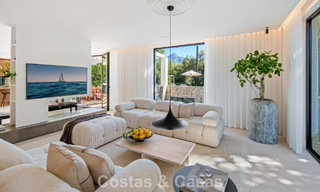 Turnkey, contemporary Mediterranean villa for sale, bordering Las Brisas Golf in Nueva Andalucía, Marbella 799140 