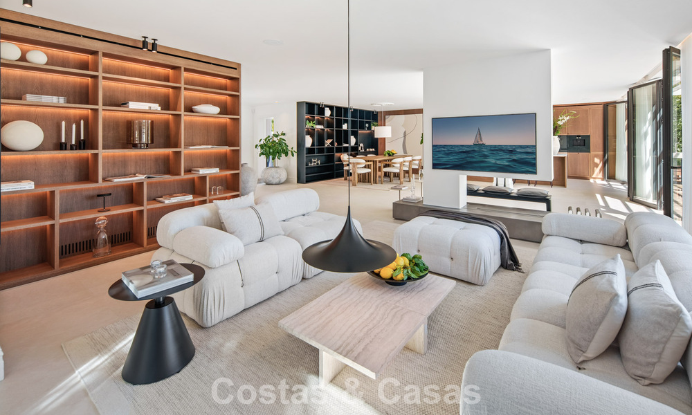 Turnkey, contemporary Mediterranean villa for sale, bordering Las Brisas Golf in Nueva Andalucía, Marbella 799141