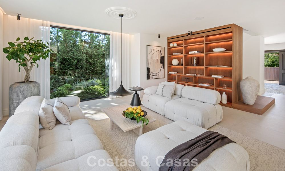Turnkey, contemporary Mediterranean villa for sale, bordering Las Brisas Golf in Nueva Andalucía, Marbella 799142