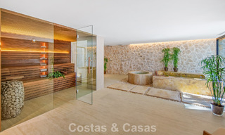 Turnkey, contemporary Mediterranean villa for sale, bordering Las Brisas Golf in Nueva Andalucía, Marbella 799158 