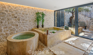 Turnkey, contemporary Mediterranean villa for sale, bordering Las Brisas Golf in Nueva Andalucía, Marbella 799161 