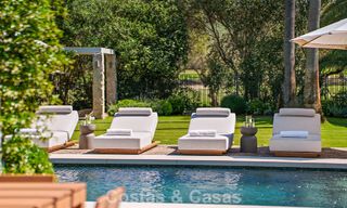 Turnkey, contemporary Mediterranean villa for sale, bordering Las Brisas Golf in Nueva Andalucía, Marbella 799167 
