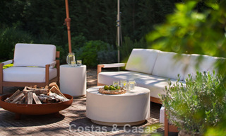 Turnkey, contemporary Mediterranean villa for sale, bordering Las Brisas Golf in Nueva Andalucía, Marbella 799169 