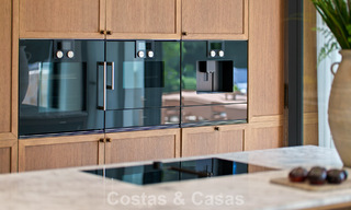 Turnkey, contemporary Mediterranean villa for sale, bordering Las Brisas Golf in Nueva Andalucía, Marbella 799172 