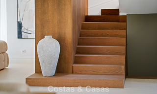 Turnkey, contemporary Mediterranean villa for sale, bordering Las Brisas Golf in Nueva Andalucía, Marbella 799173 