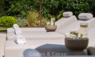 Turnkey, contemporary Mediterranean villa for sale, bordering Las Brisas Golf in Nueva Andalucía, Marbella 799174 