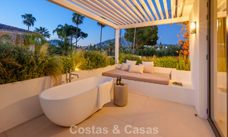 Turnkey, contemporary Mediterranean villa for sale, bordering Las Brisas Golf in Nueva Andalucía, Marbella 799181 