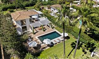 Turnkey, contemporary Mediterranean villa for sale, bordering Las Brisas Golf in Nueva Andalucía, Marbella 799183 