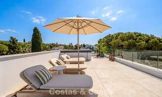 High-end beachside villa with rooftop terrace and jacuzzi with sea views for sale east of Marbella Centre 799194 