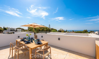 High-end beachside villa with rooftop terrace and jacuzzi with sea views for sale east of Marbella Centre 799195 
