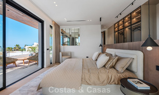 High-end beachside villa with rooftop terrace and jacuzzi with sea views for sale east of Marbella Centre 799211 