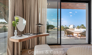 High-end beachside villa with rooftop terrace and jacuzzi with sea views for sale east of Marbella Centre 799213 