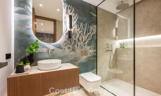 High-end beachside villa with rooftop terrace and jacuzzi with sea views for sale east of Marbella Centre 799236 