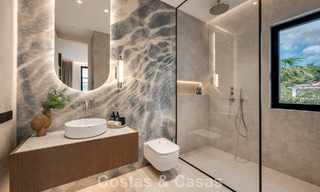High-end beachside villa with rooftop terrace and jacuzzi with sea views for sale east of Marbella Centre 799260 