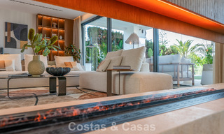 High-end beachside villa with rooftop terrace and jacuzzi with sea views for sale east of Marbella Centre 799273 