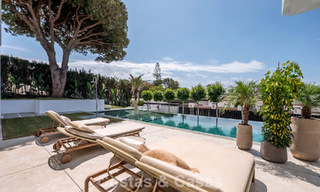 High-end beachside villa with rooftop terrace and jacuzzi with sea views for sale east of Marbella Centre 799282 
