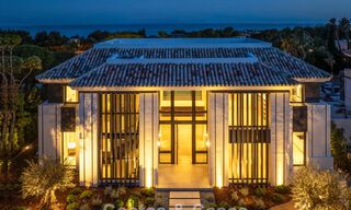 New, modern architectural villa with breathtaking sea views for sale on Marbella’s Golden Mile 799289 