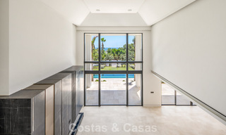 New, modern architectural villa with breathtaking sea views for sale on Marbella’s Golden Mile 799308 