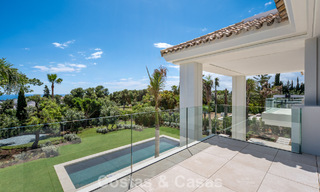 New, modern architectural villa with breathtaking sea views for sale on Marbella’s Golden Mile 799311 