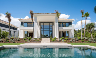New, modern architectural villa with breathtaking sea views for sale on Marbella’s Golden Mile 799332 