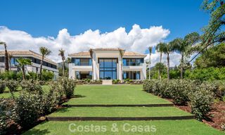 New, modern architectural villa with breathtaking sea views for sale on Marbella’s Golden Mile 799333 