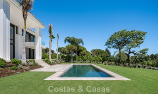 New, modern architectural villa with breathtaking sea views for sale on Marbella’s Golden Mile 799336 