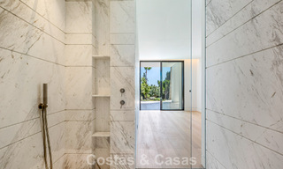 New, modern architectural villa with breathtaking sea views for sale on Marbella’s Golden Mile 799354 