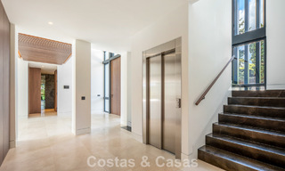 New, modern architectural villa with breathtaking sea views for sale on Marbella’s Golden Mile 799355 