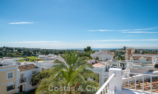 Beautiful townhouse with panoramic views for sale within walking distance of amenities in Nueva Andalucía, Marbella 799510 