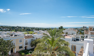 Beautiful townhouse with panoramic views for sale within walking distance of amenities in Nueva Andalucía, Marbella 799511 