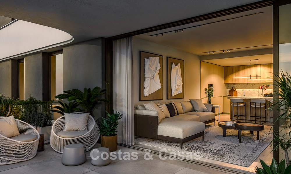 Launch! Modern new-build apartments with sea views for sale in the centre of Estepona 799529
