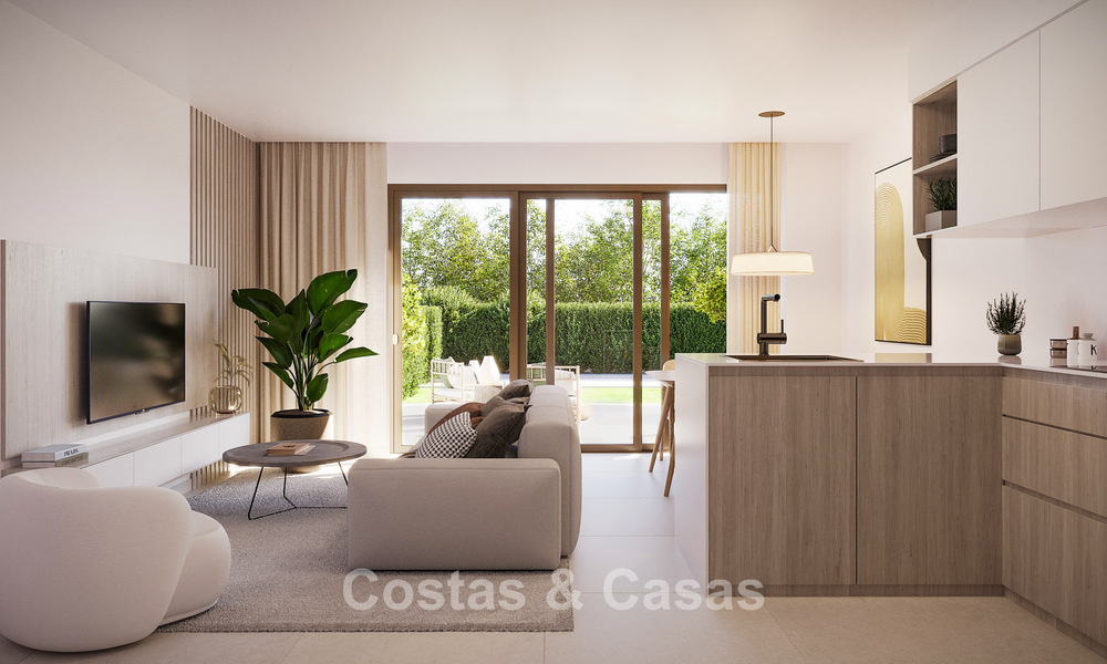 Launch! Modern new-build apartments with sea views for sale in the centre of Estepona 799547