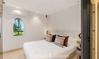 Exclusive renovated frontline beach apartment with direct sea views for sale on the New Golden Mile, Estepona East 799571 