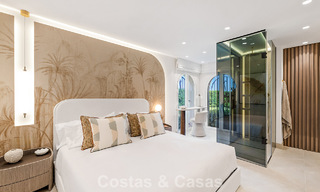 Exclusive renovated frontline beach apartment with direct sea views for sale on the New Golden Mile, Estepona East 799573 