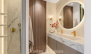 Exclusive renovated frontline beach apartment with direct sea views for sale on the New Golden Mile, Estepona East 799574 