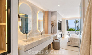 Exclusive renovated frontline beach apartment with direct sea views for sale on the New Golden Mile, Estepona East 799575 