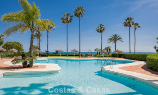 Exclusive renovated frontline beach apartment with direct sea views for sale on the New Golden Mile, Estepona East 799579 