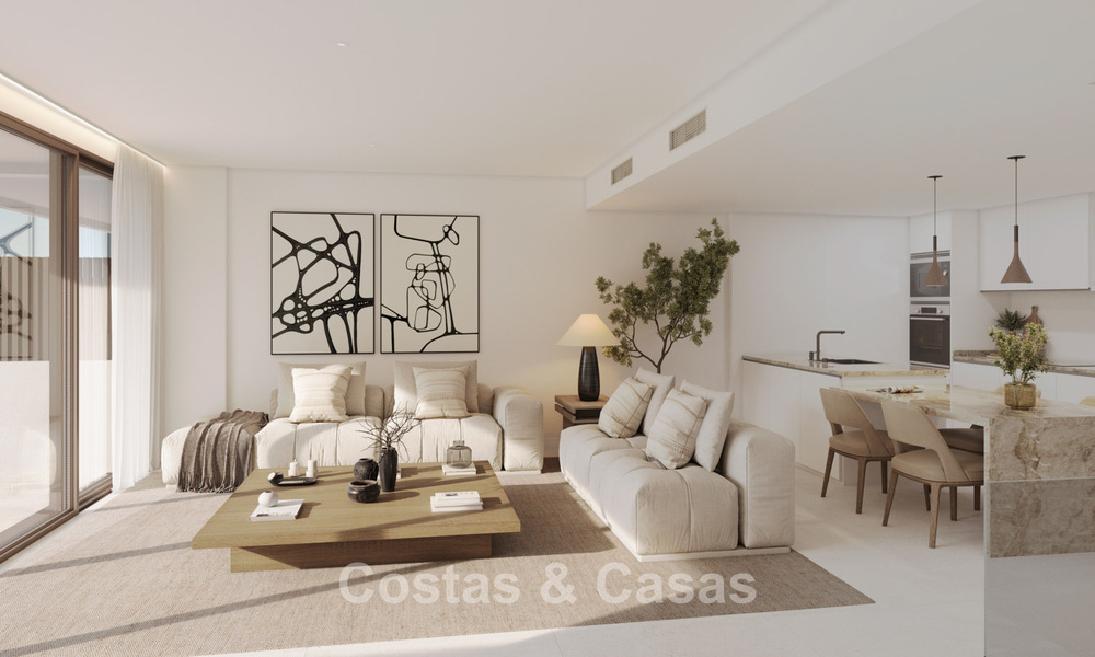 Modern new-build homes with mountain and sea views for sale in a resort-style complex in Fuengirola, Costa del Sol 799589