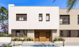 Modern new-build homes with mountain and sea views for sale in a resort-style complex in Fuengirola, Costa del Sol 799597 