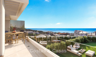 Modern new-build homes with mountain and sea views for sale in a resort-style complex in Fuengirola, Costa del Sol 799604 