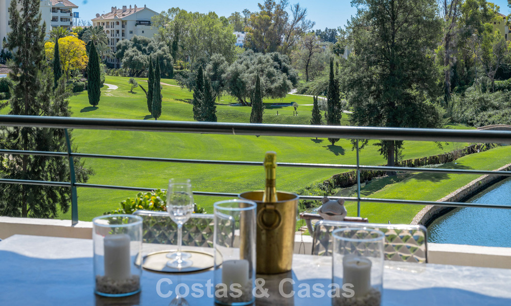Renovated frontline golf apartment for sale close to all amenities in Guadalmina Alta and San Pedro, Marbella 799687