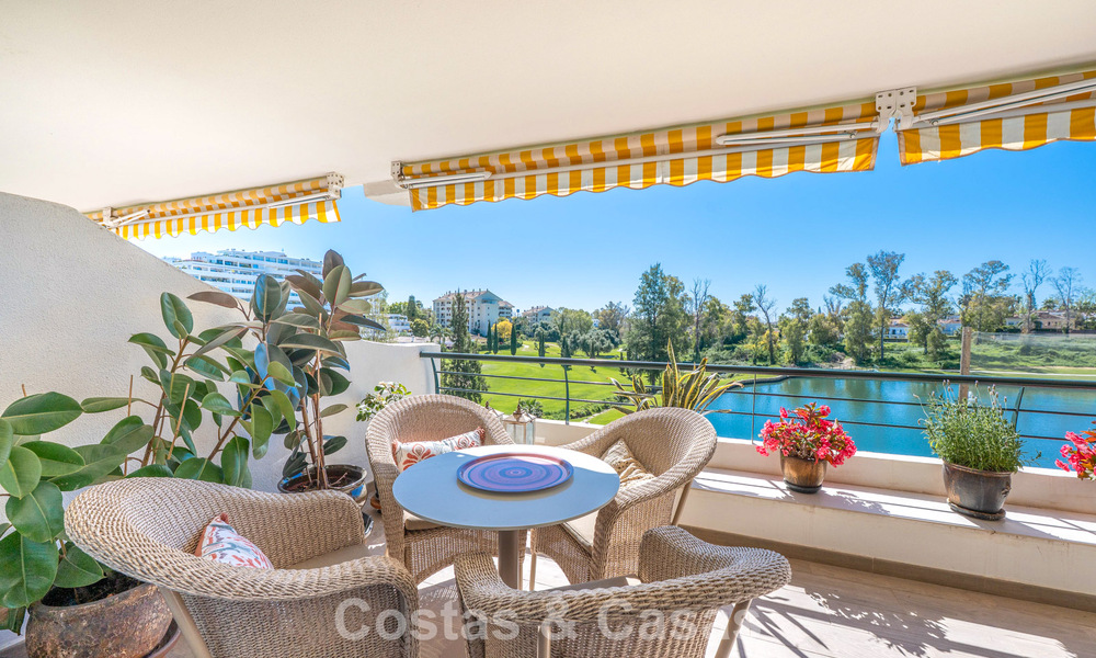 Renovated frontline golf apartment for sale close to all amenities in Guadalmina Alta and San Pedro, Marbella 799697