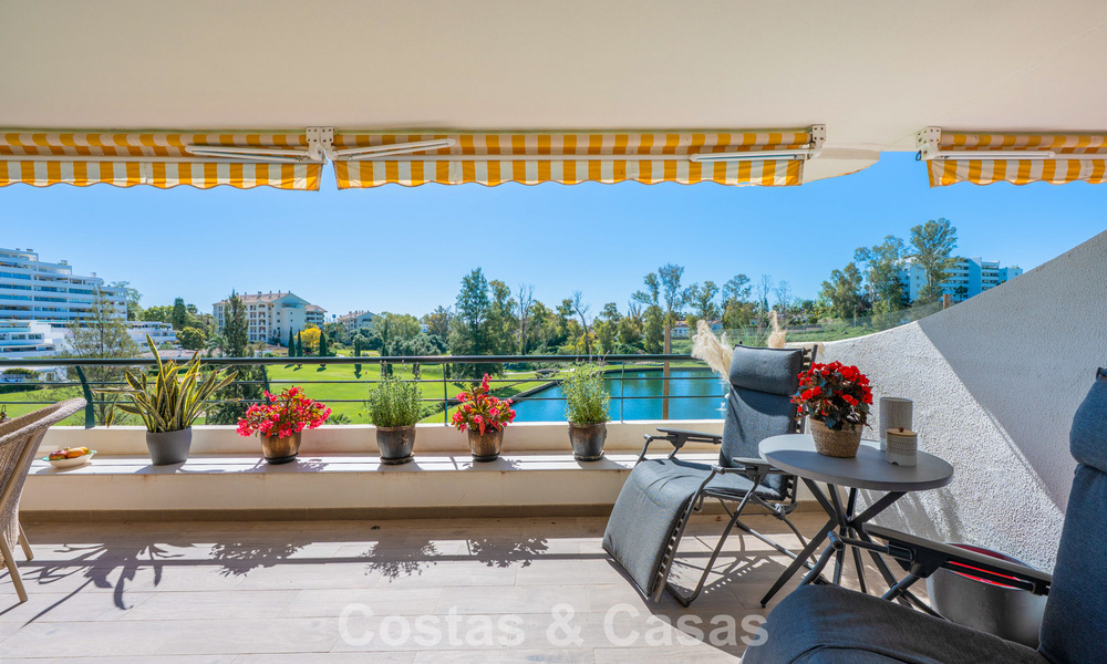 Renovated frontline golf apartment for sale close to all amenities in Guadalmina Alta and San Pedro, Marbella 799699