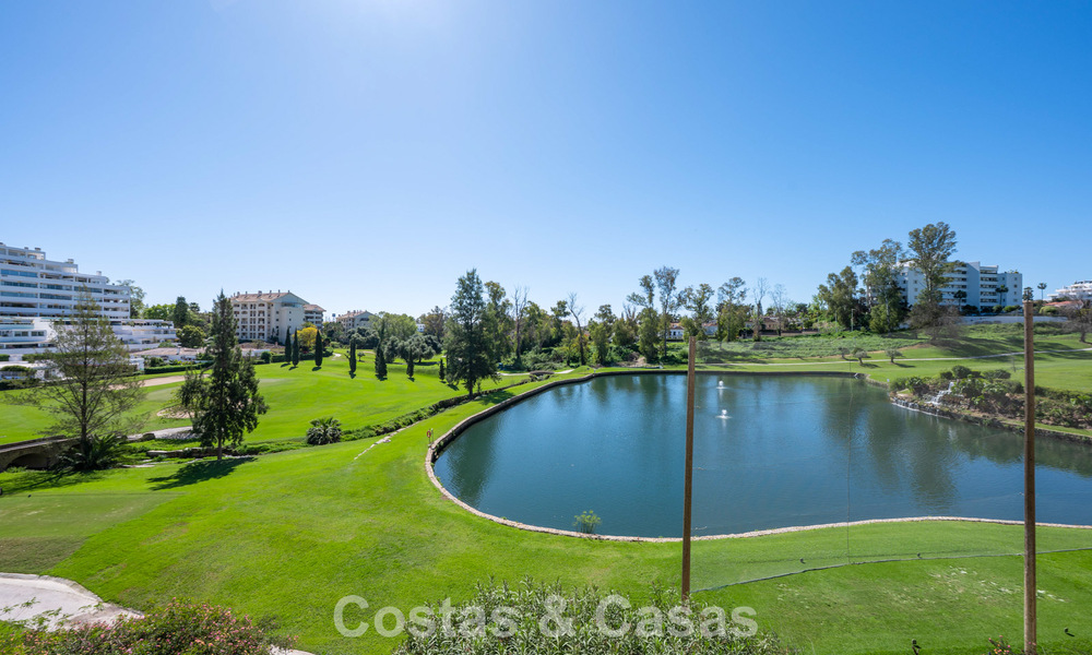 Renovated frontline golf apartment for sale close to all amenities in Guadalmina Alta and San Pedro, Marbella 799701