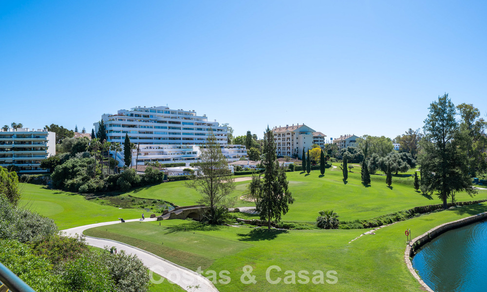 Renovated frontline golf apartment for sale close to all amenities in Guadalmina Alta and San Pedro, Marbella 799702