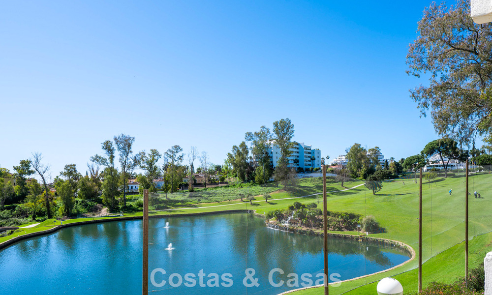 Renovated frontline golf apartment for sale close to all amenities in Guadalmina Alta and San Pedro, Marbella 799703