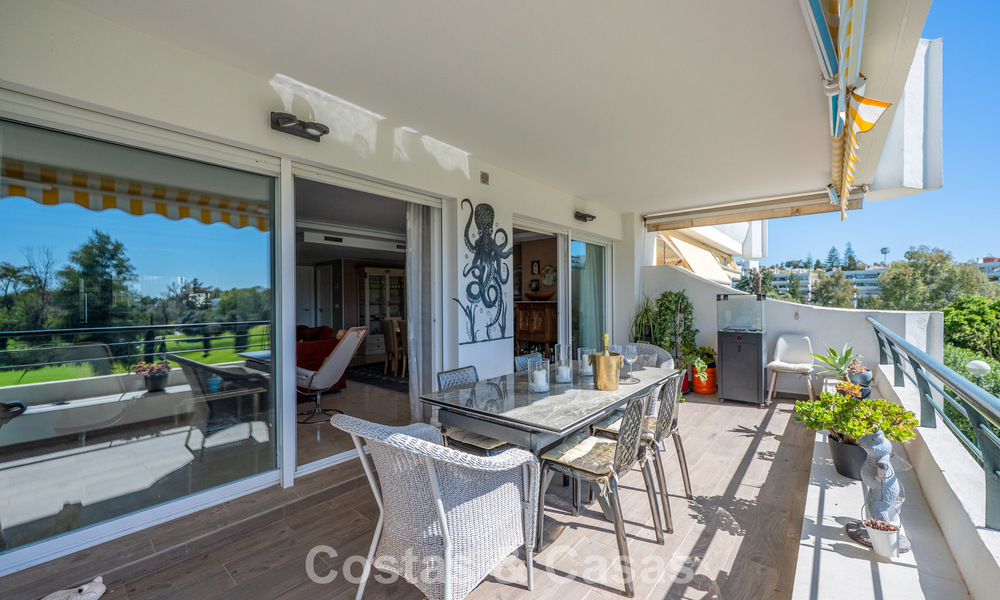 Renovated frontline golf apartment for sale close to all amenities in Guadalmina Alta and San Pedro, Marbella 799718
