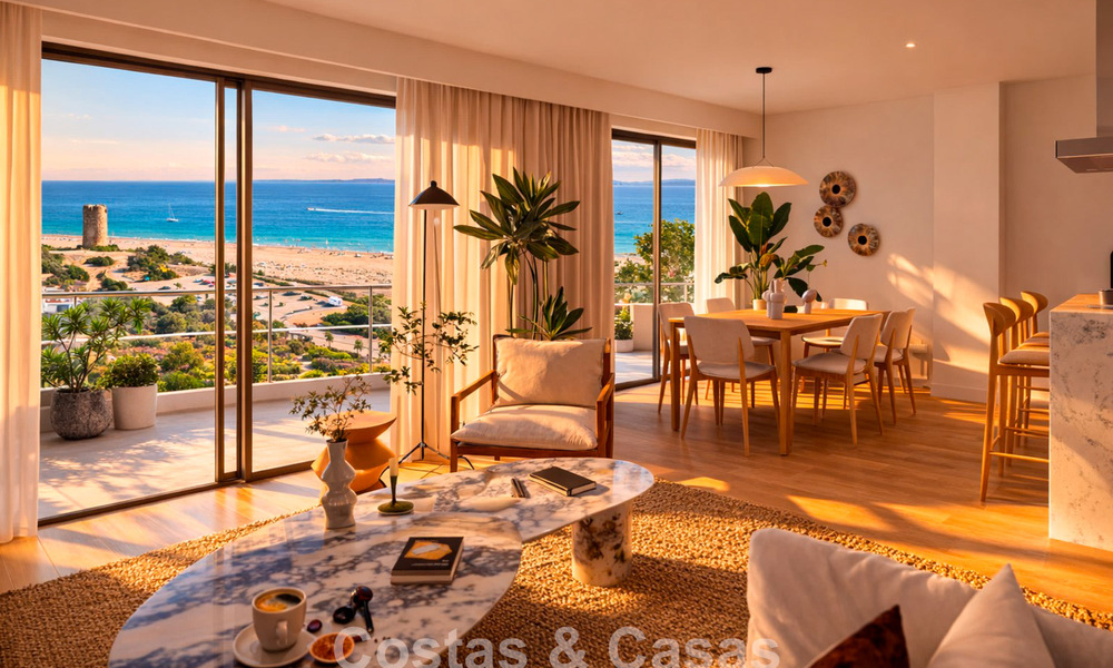 Launch! Frontline beach luxury apartments and townhouses with sea views for sale near Sotogrande, Costa del Sol 799729