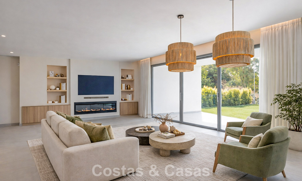 Modern semi-detached villa for sale close to amenities in Guadalmina and San Pedro town centre, Marbella 799907