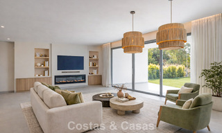 Modern semi-detached villa for sale close to amenities in Guadalmina and San Pedro town centre, Marbella 799907 